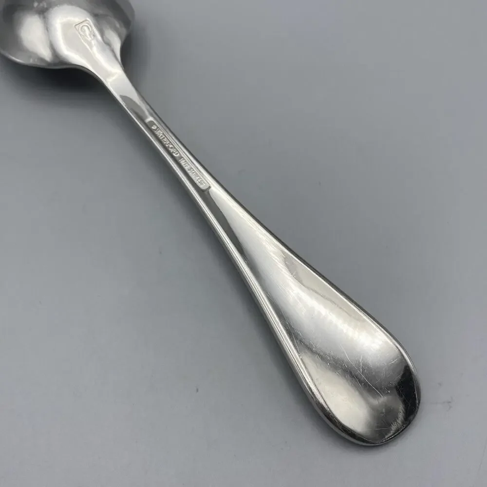 Waterford‎ Castlebridge Tablespoon 1pc Stainless Rope Outline Serving Spoon